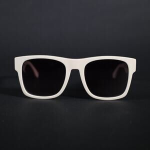 Tommy Hilfiger Square Sunglasses - Ivory White / Grey Gradient - NWT